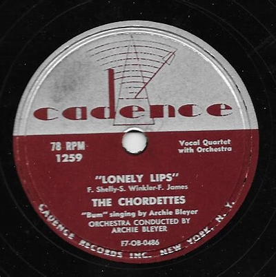 The Chordettes Lonely Lips